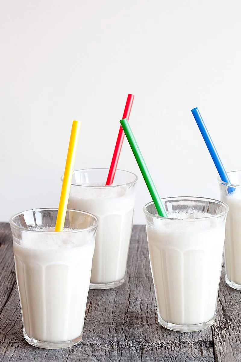 Classic vanilla milkshake