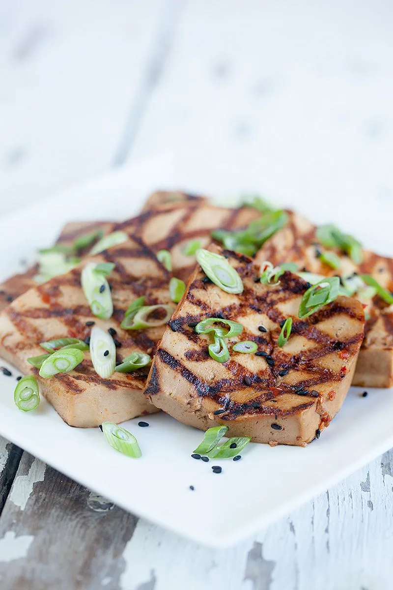 Marinated tofu