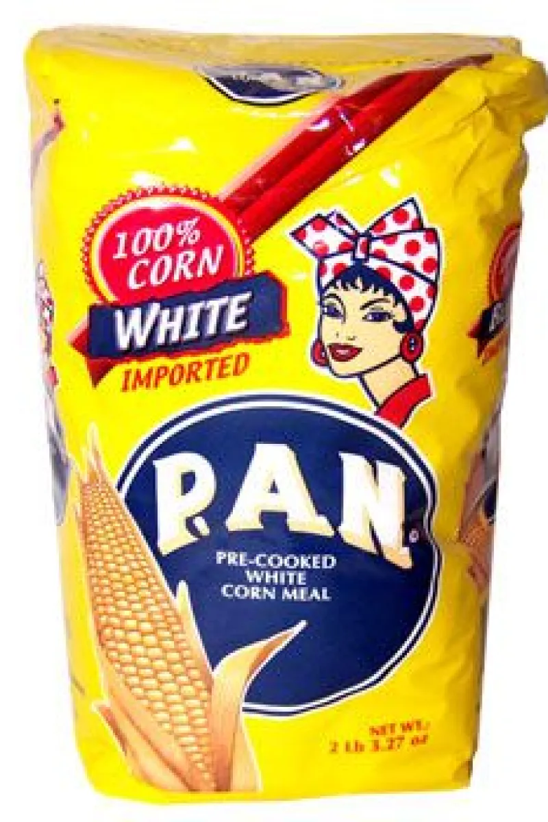 P.A.N. white corn meal