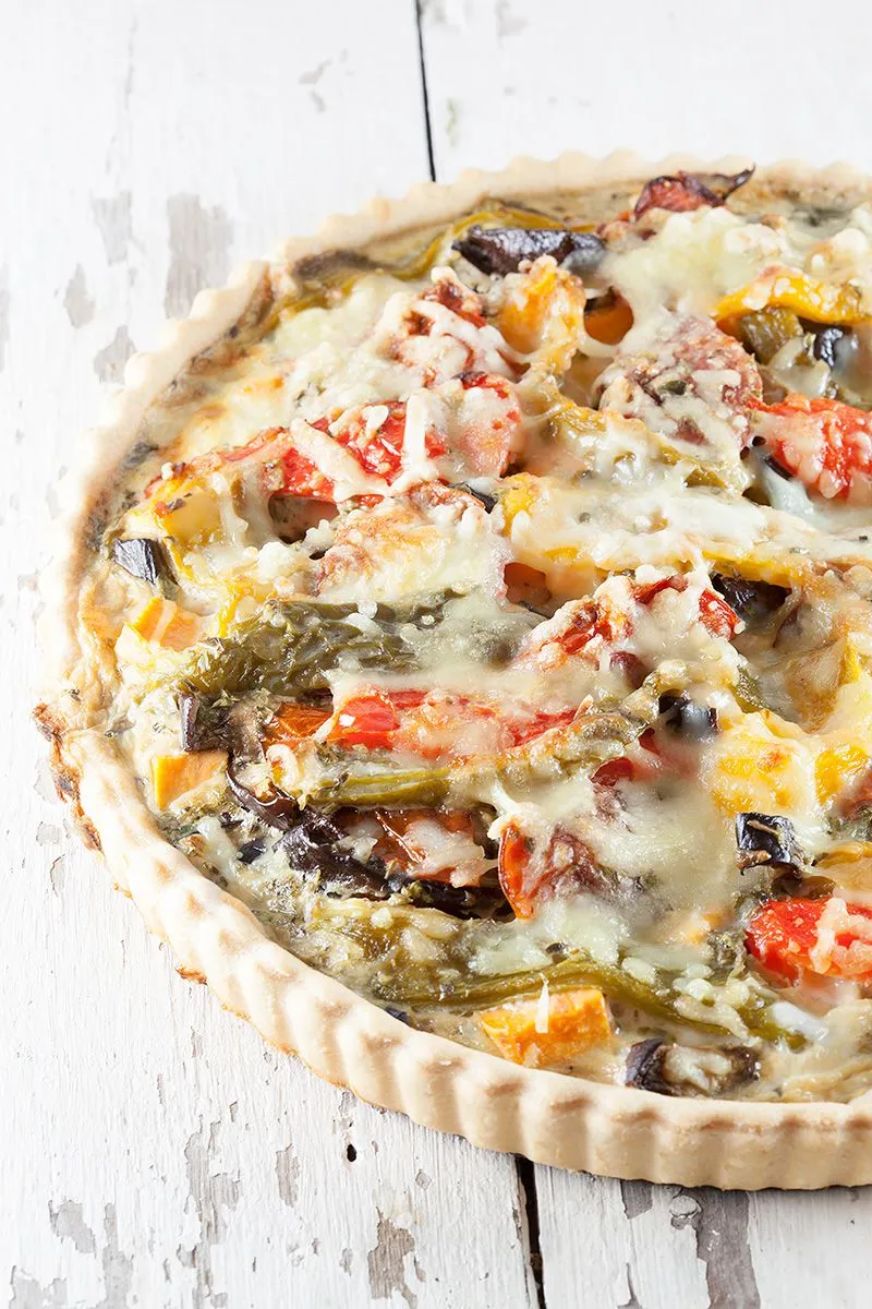 Vegetarian quiche