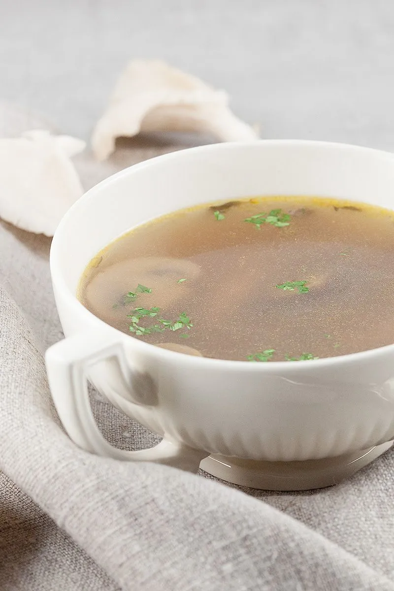 Wild mushroom soup