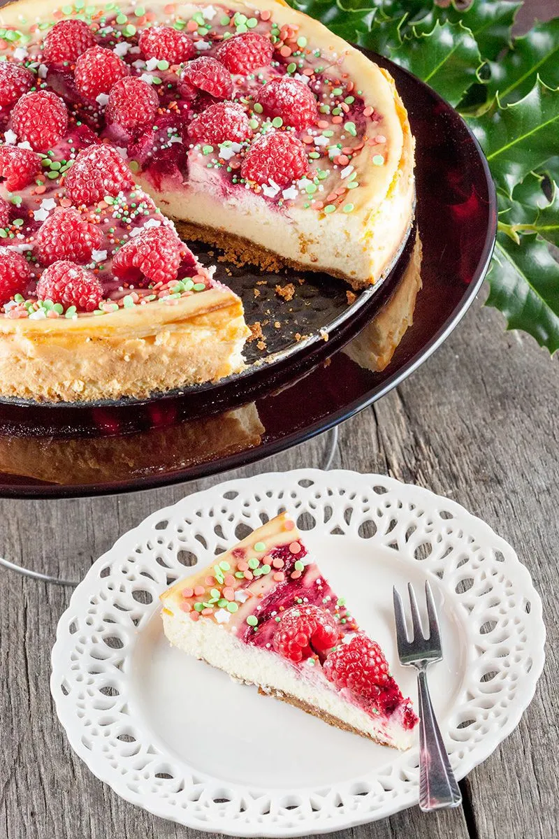 Christmas cheesecake