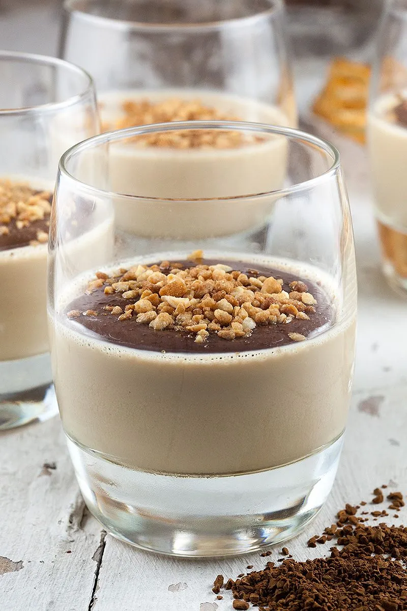 Mocha panna cotta