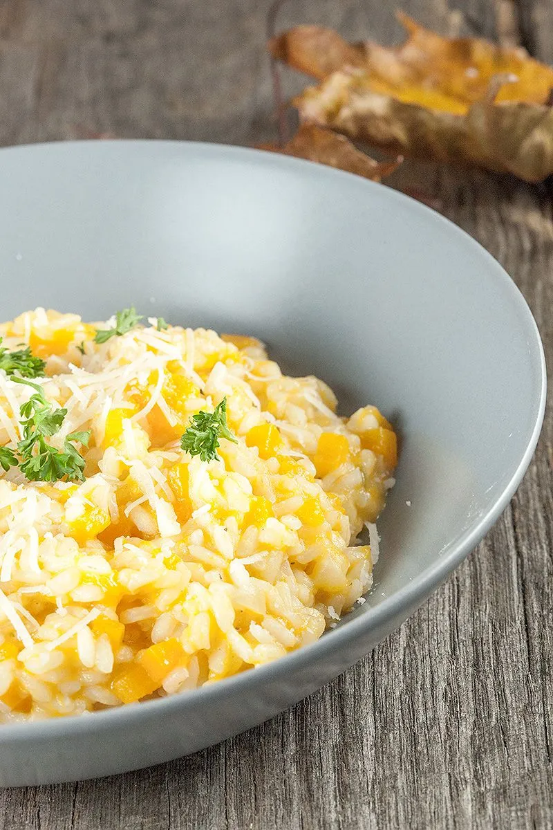 Pumpkin risotto