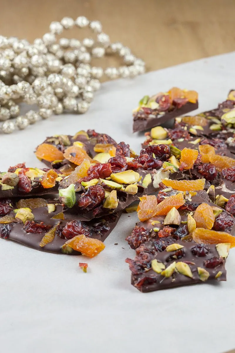 Christmas chocolate bark