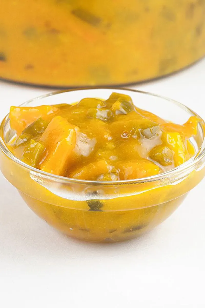 Home-made piccalilli