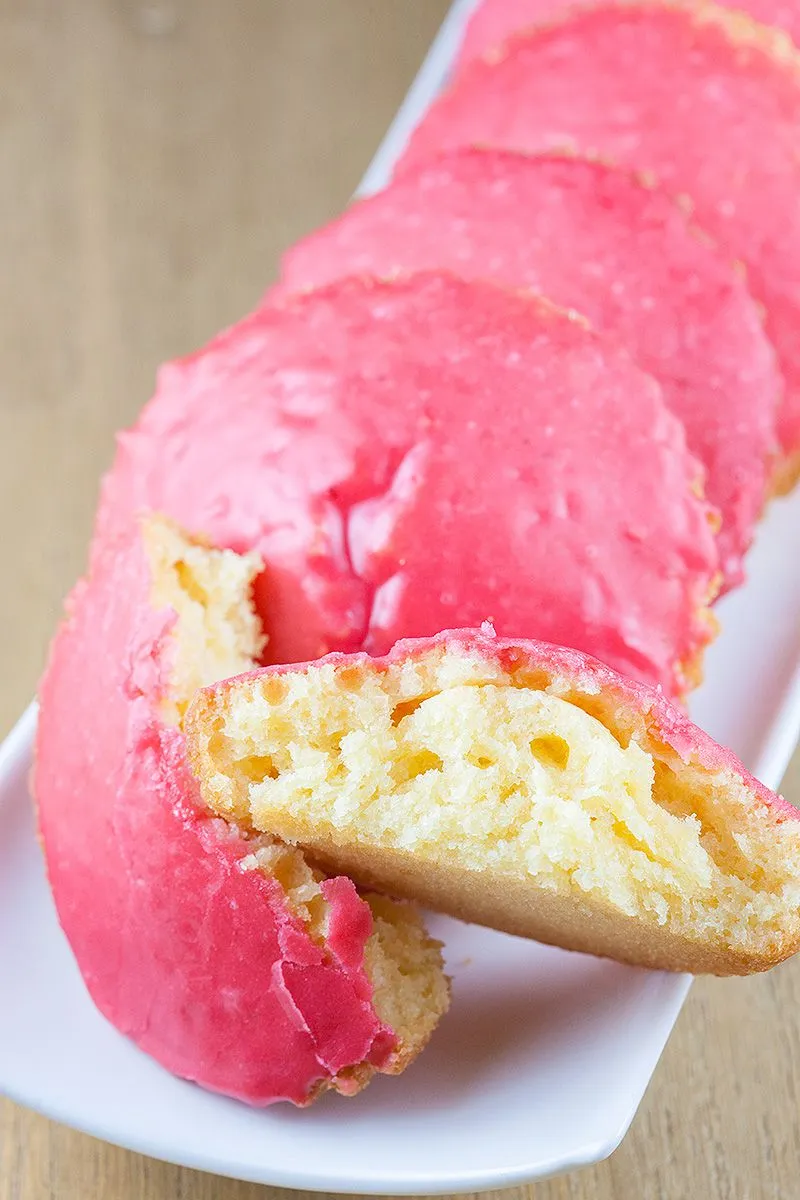 Dutch pink cakes a.k.a. roze koeken