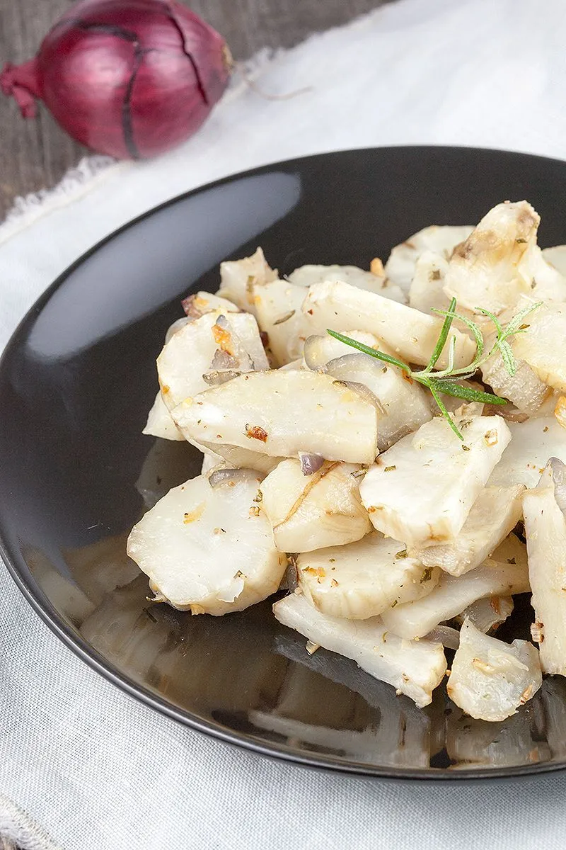 Roasted jerusalem artichokes