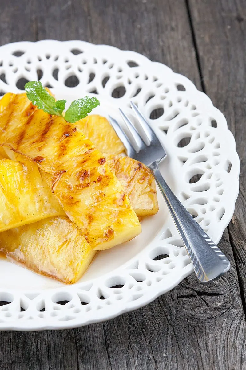 Grilled pineapple