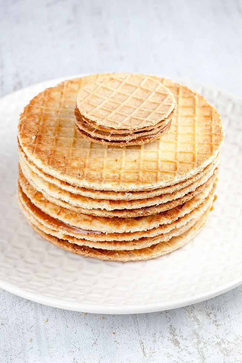 Homemade stroopwafels
