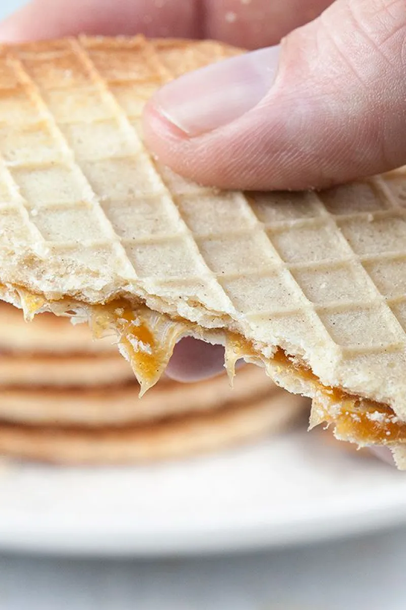 Homemade stroopwafels