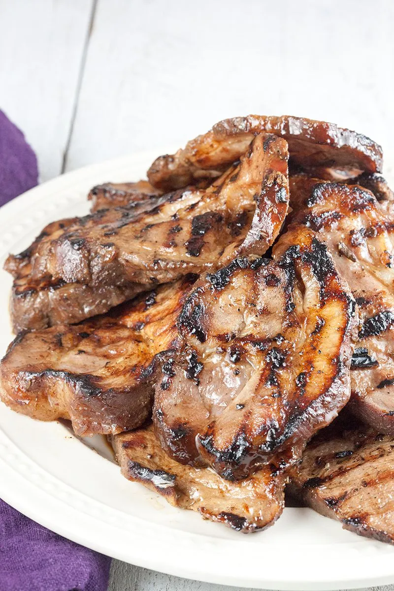 Marinated procureur (swine neck)