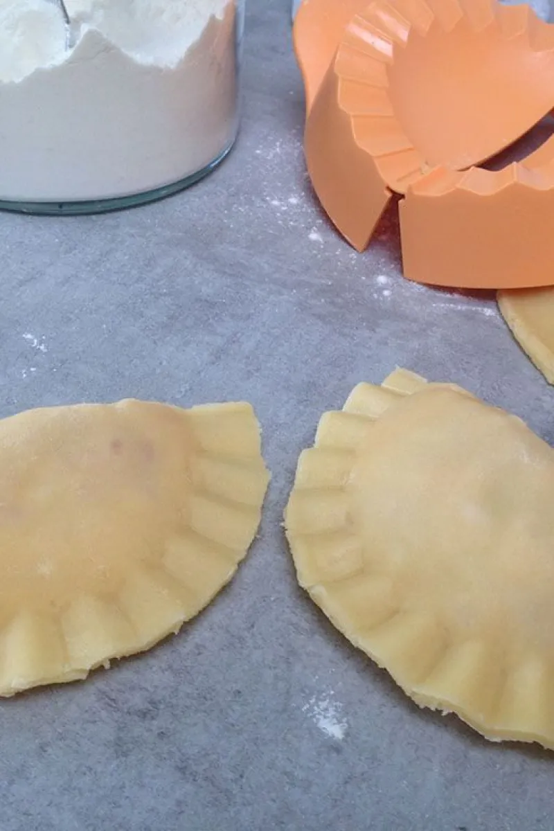 Folded empanadas