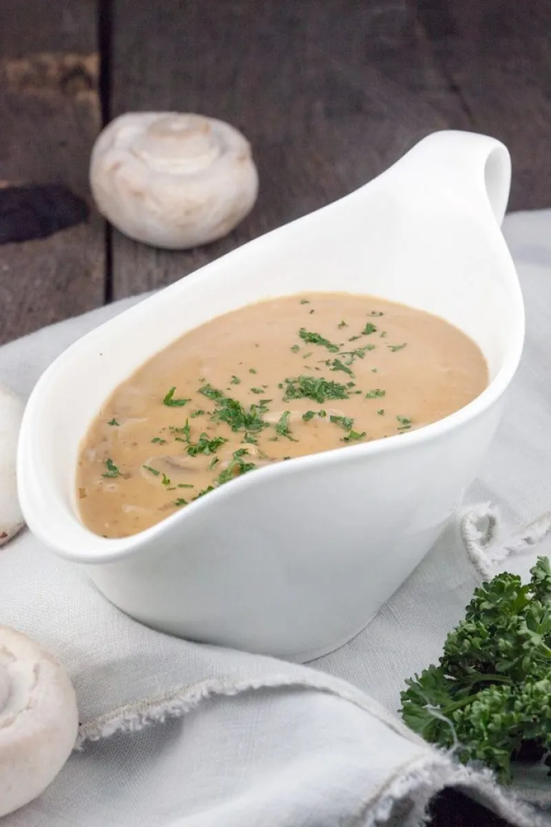 Mushroom cream sauce