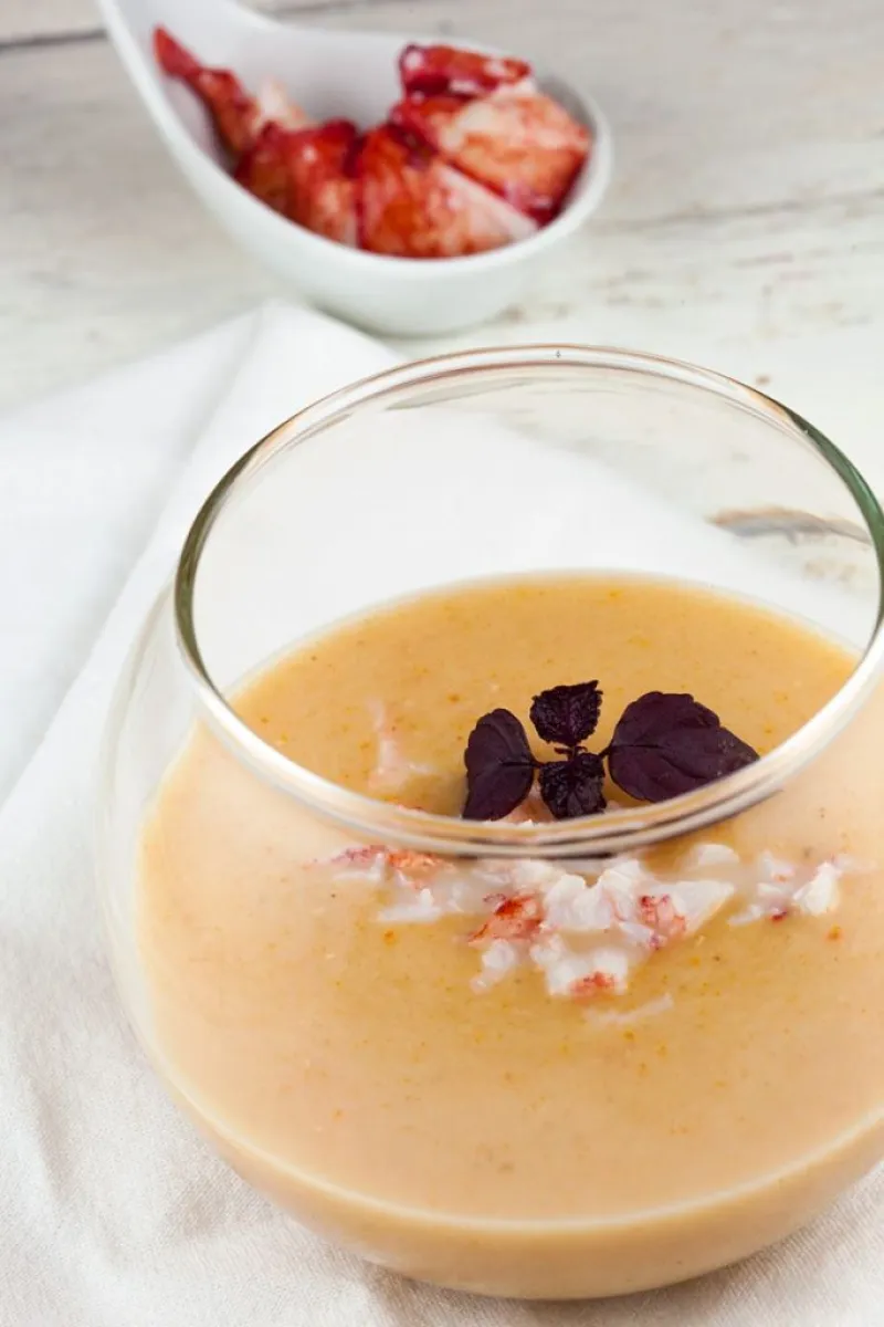 Bisque de homard - lobster soup
