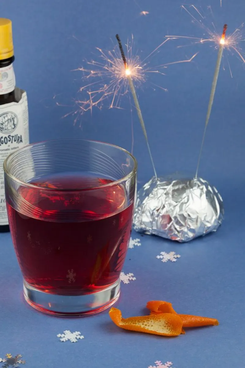 Rum and bitters cocktail