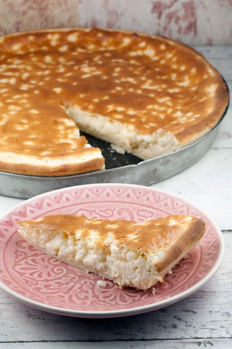 Rijstevlaai - Dutch rice pie