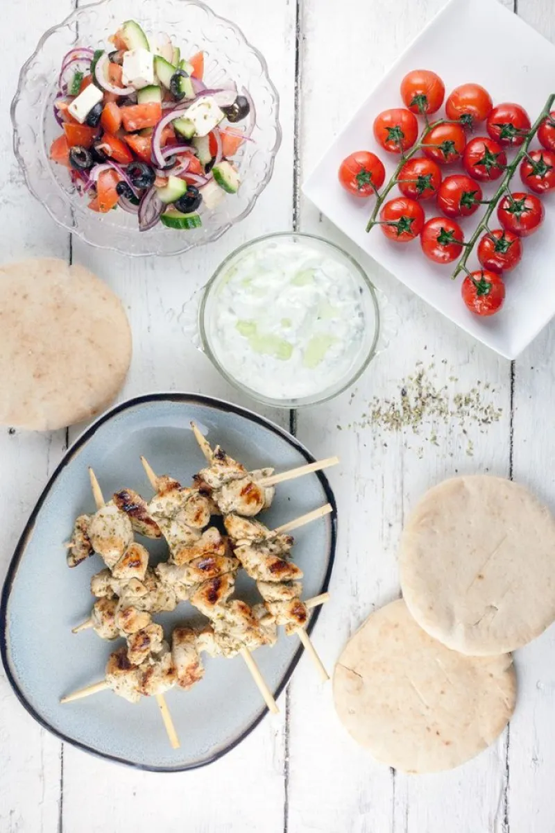 Chicken souvlaki