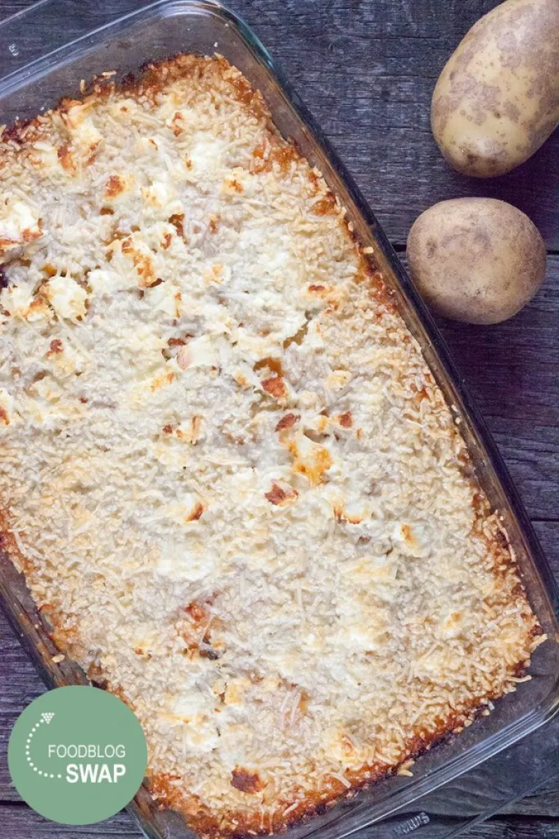 Eggplant and feta casserole