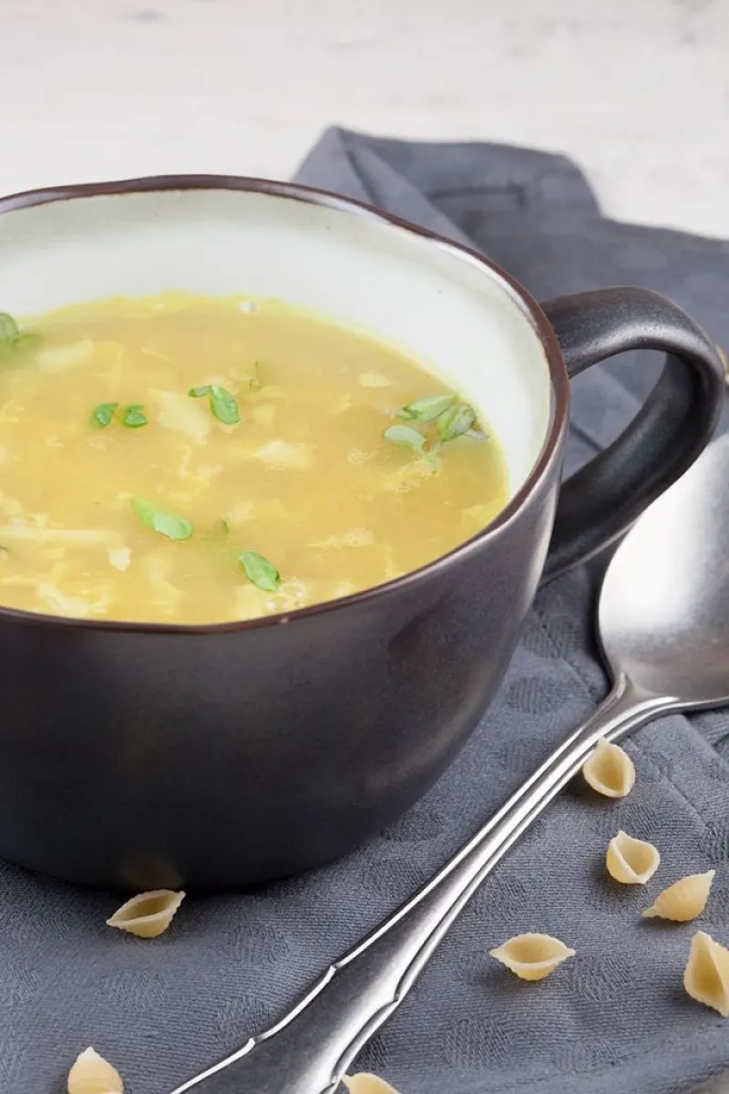 Chicken and Chinese cabbage soup
