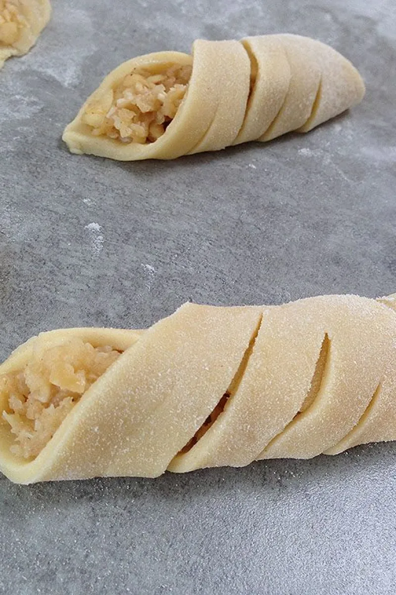 Folding the kurabiye elmali 2