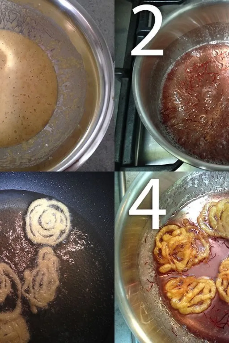 Jalebi step-by-step