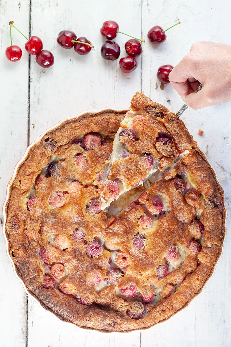 Cherry clafoutis