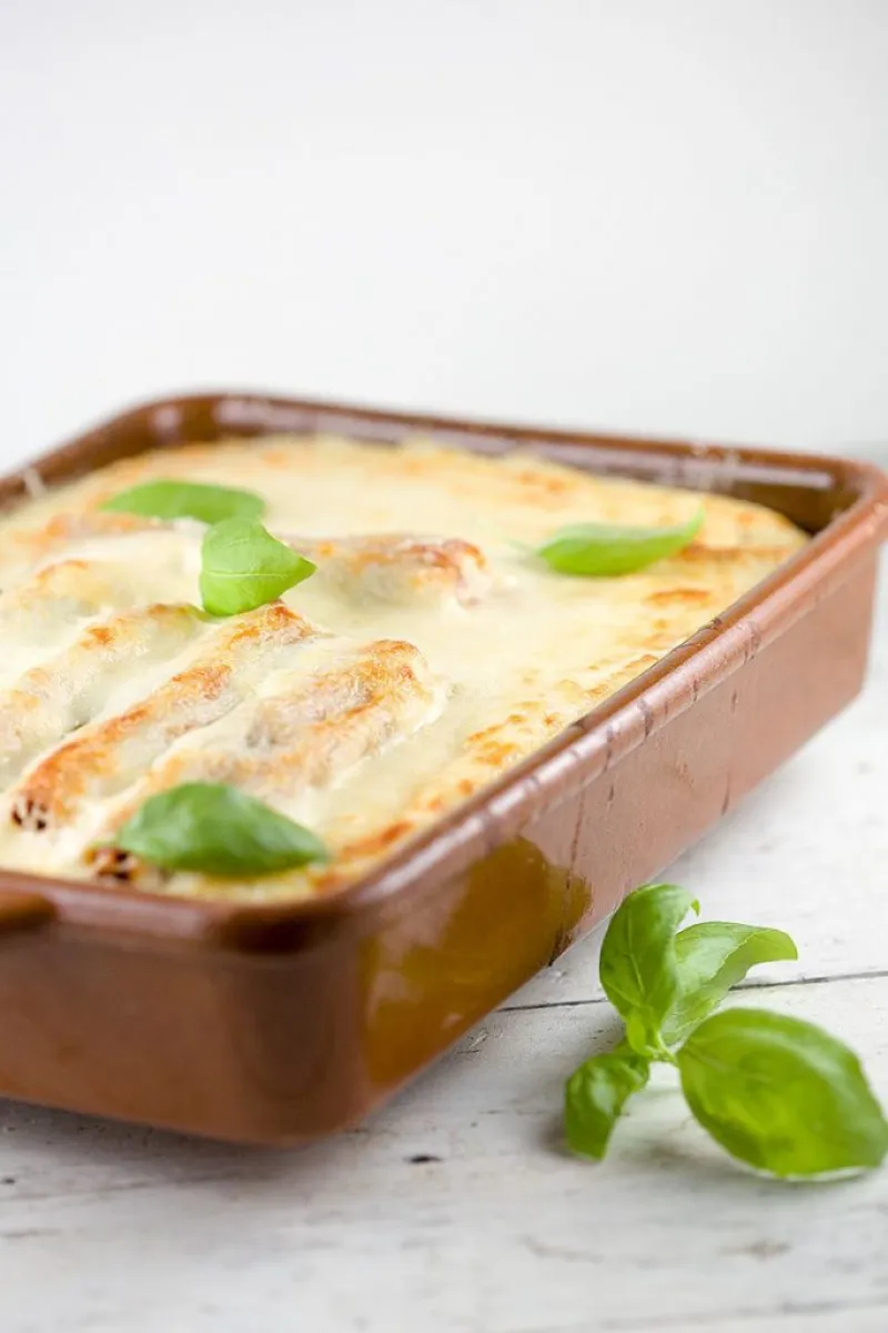 Ground beef cannelloni