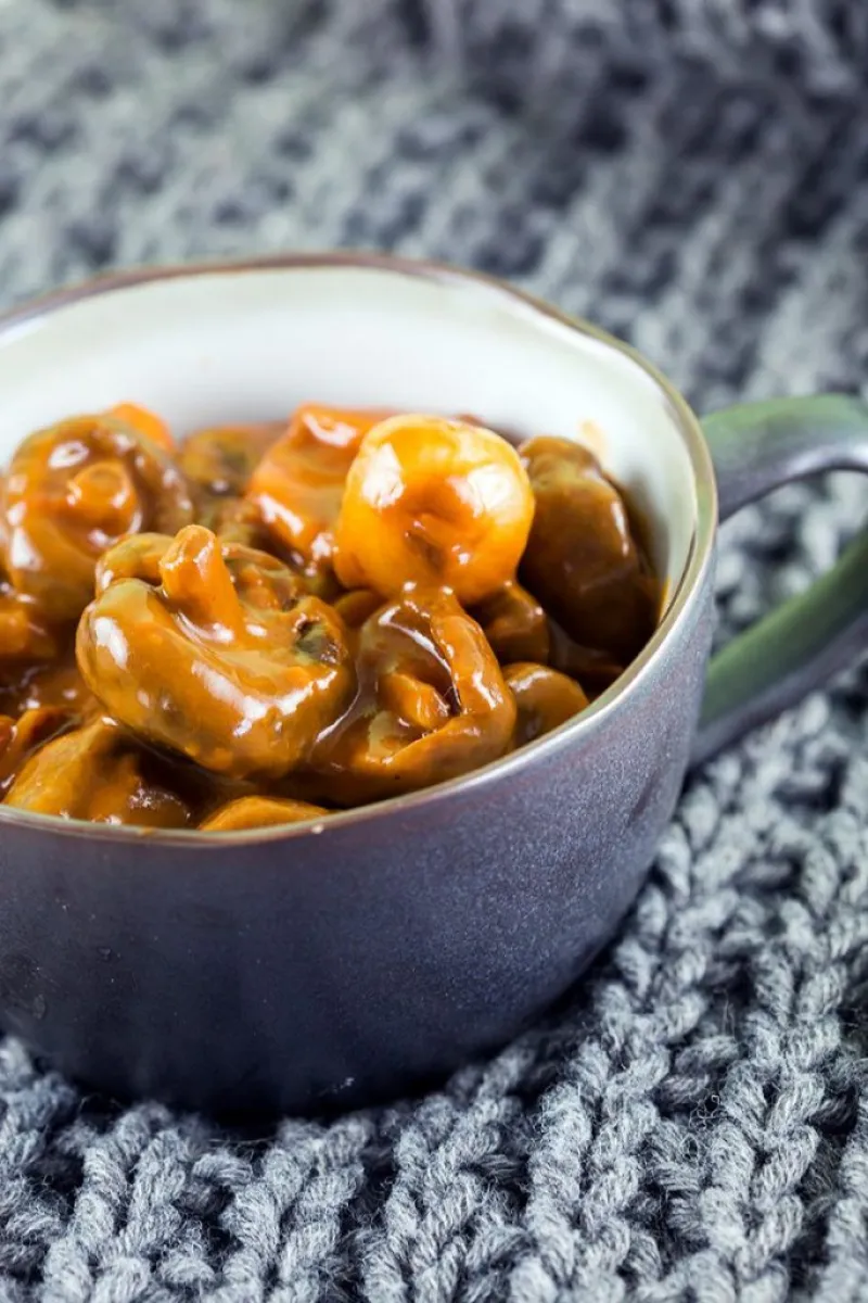 Vegetarian mushroom Bourguignon