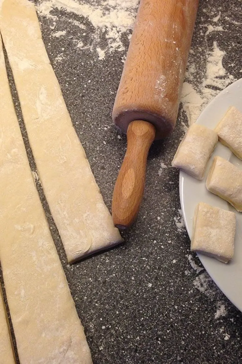 Chocolate beignets dough