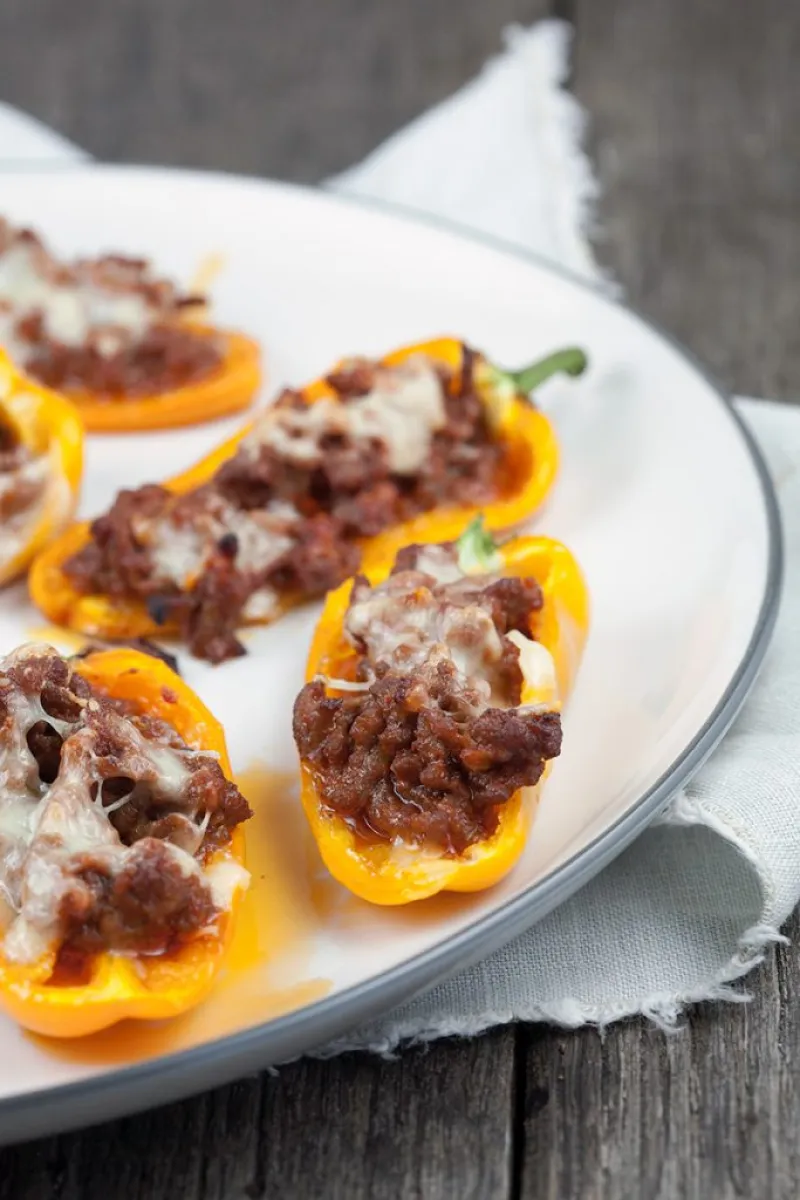Stuffed snack peppers