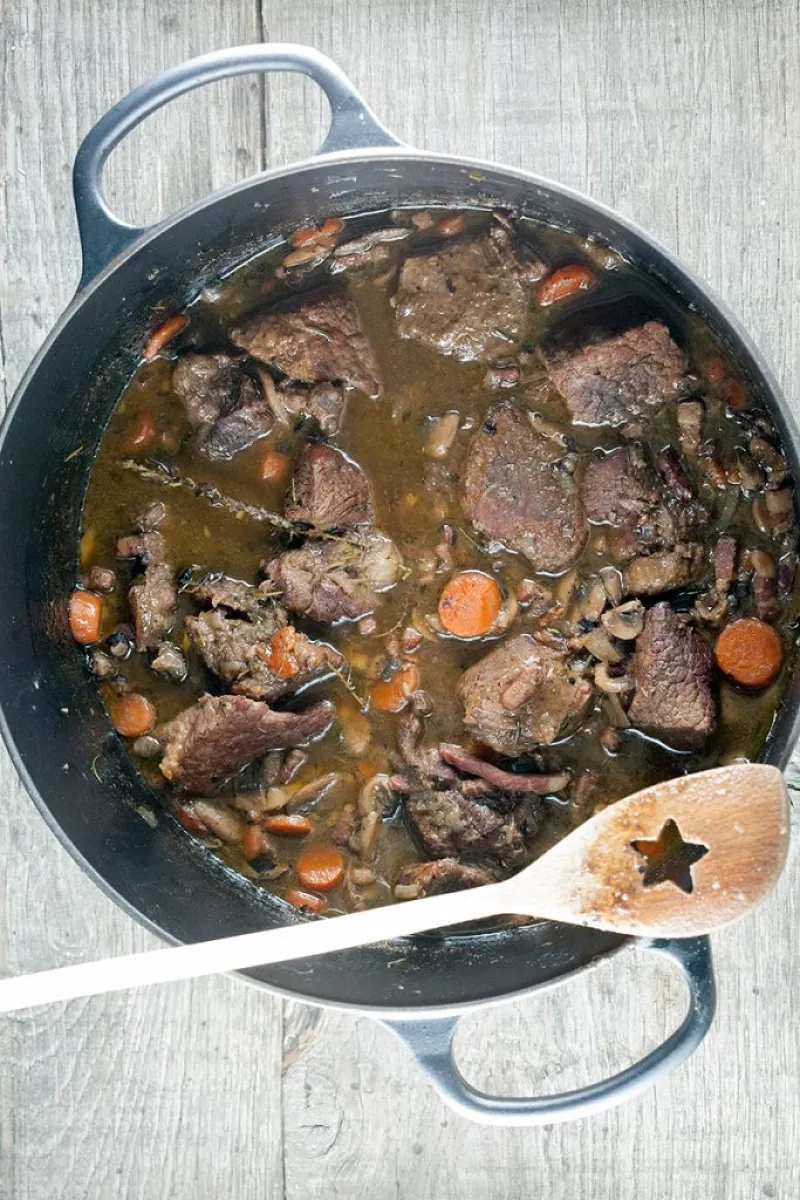Beef bourguignon