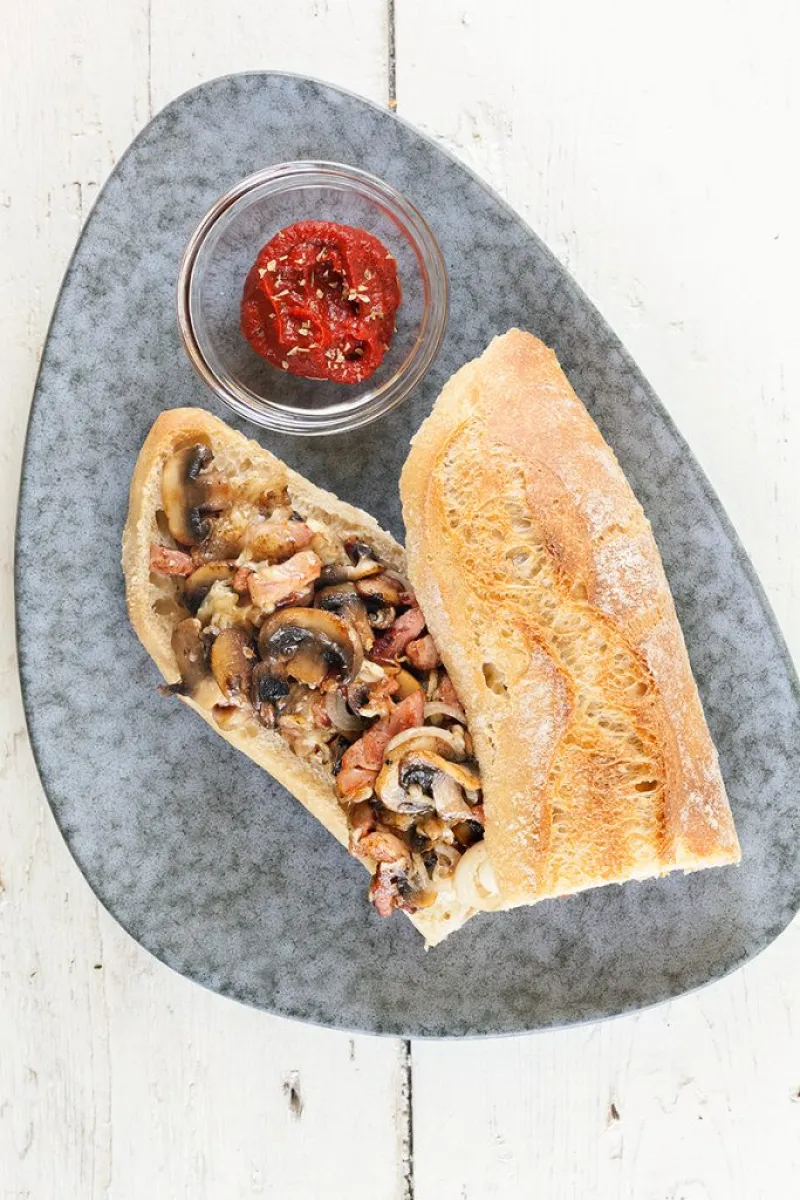 Pizza baguette