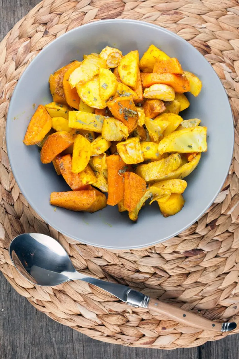 Turmeric roasted vegetables