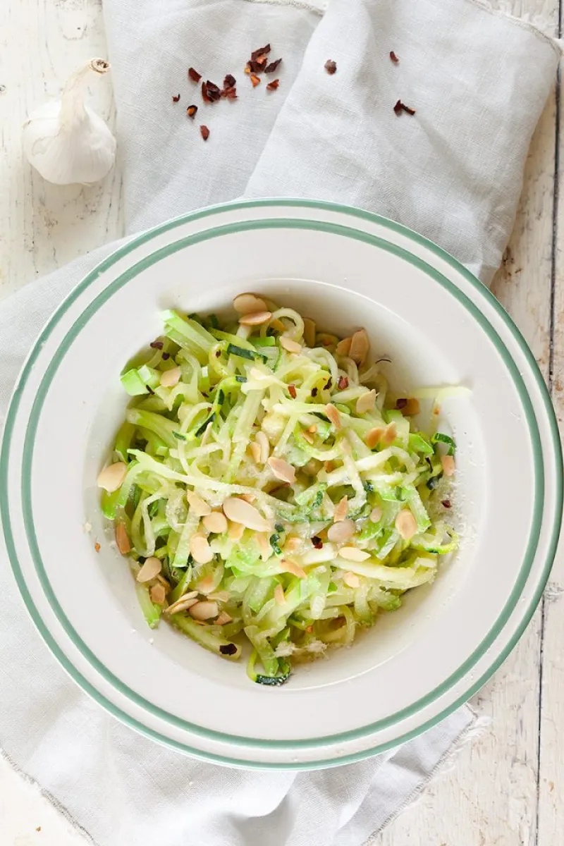 Pan-fried cheesy summer squash