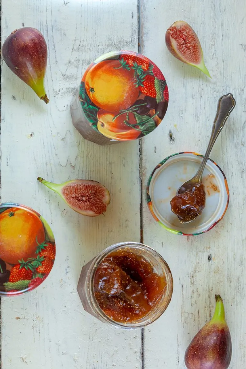 Homemade fig jam