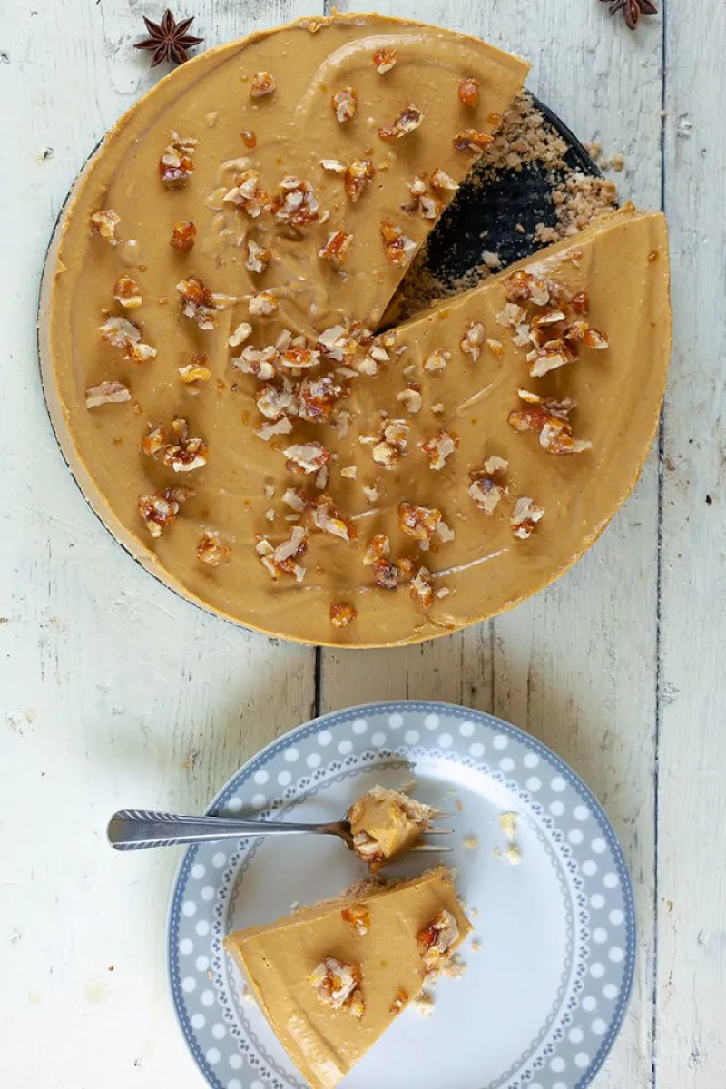 No-bake pumpkin cheesecake