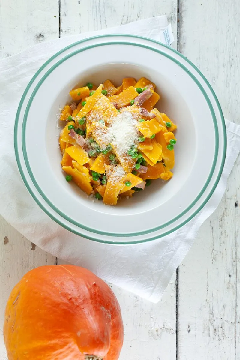 Pumpkin carbonara