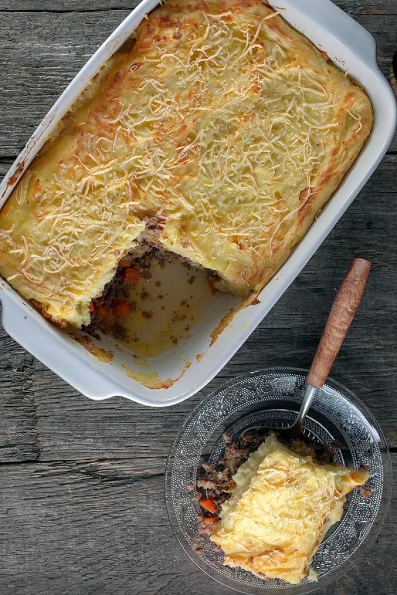 Hachis parmentier with pumpkin