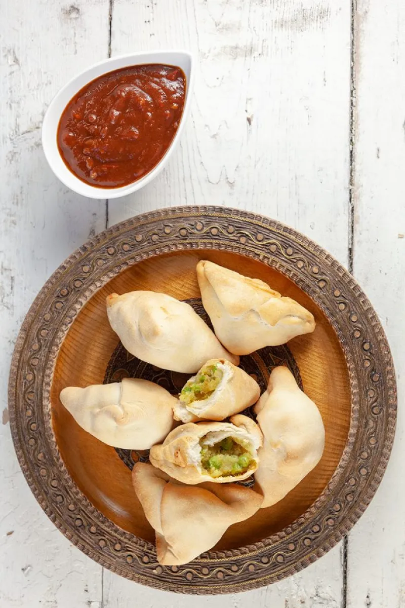 Airfryer samosas
