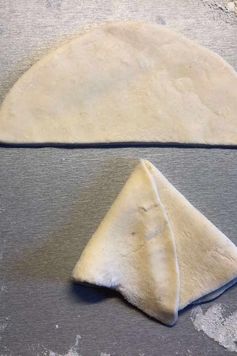 Making samosas 3