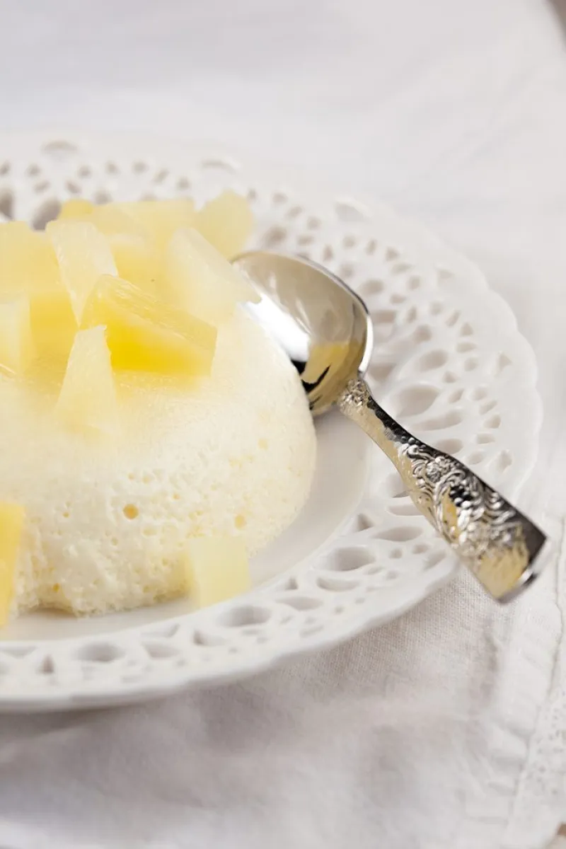 Pineapple bavarois