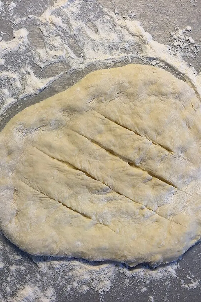 Hungarian langos dough
