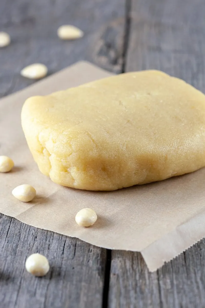 Homemade almond paste