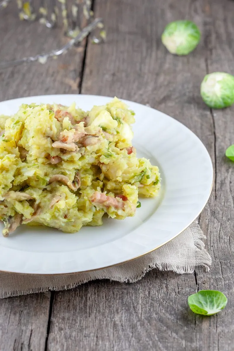 Spruitjesstamppot aka Brussels sprouts mash