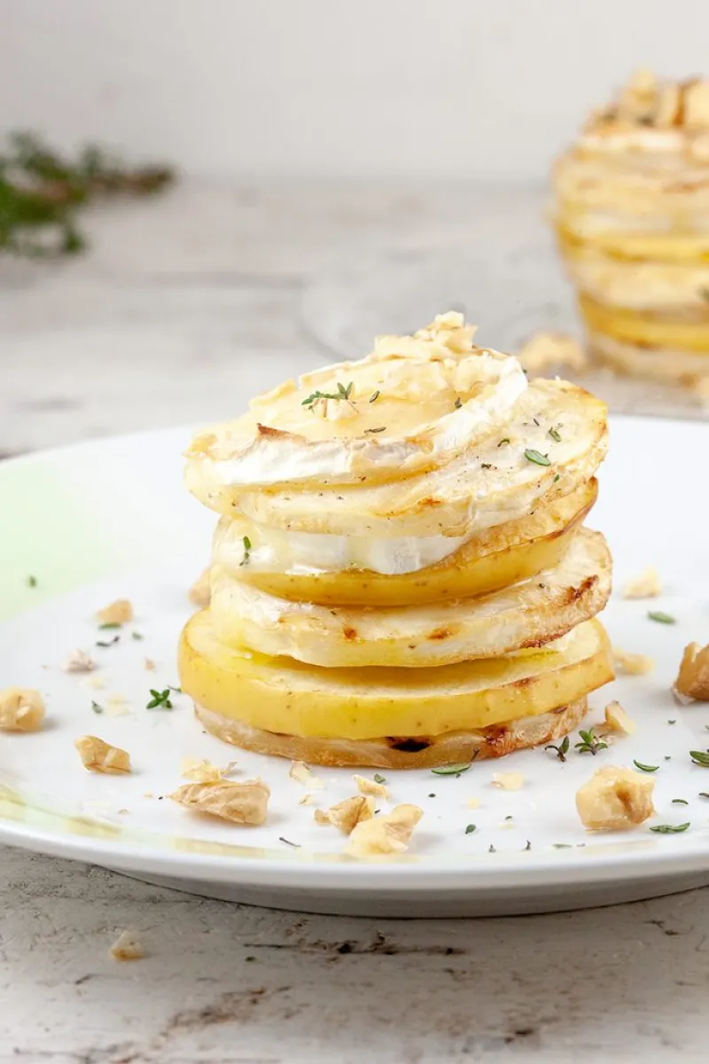 Celery root and goat cheese appetizer