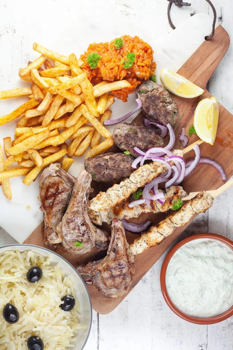 Greek mixed grill