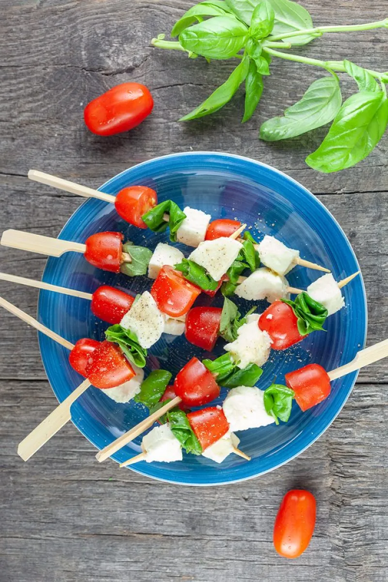 Caprese skewers