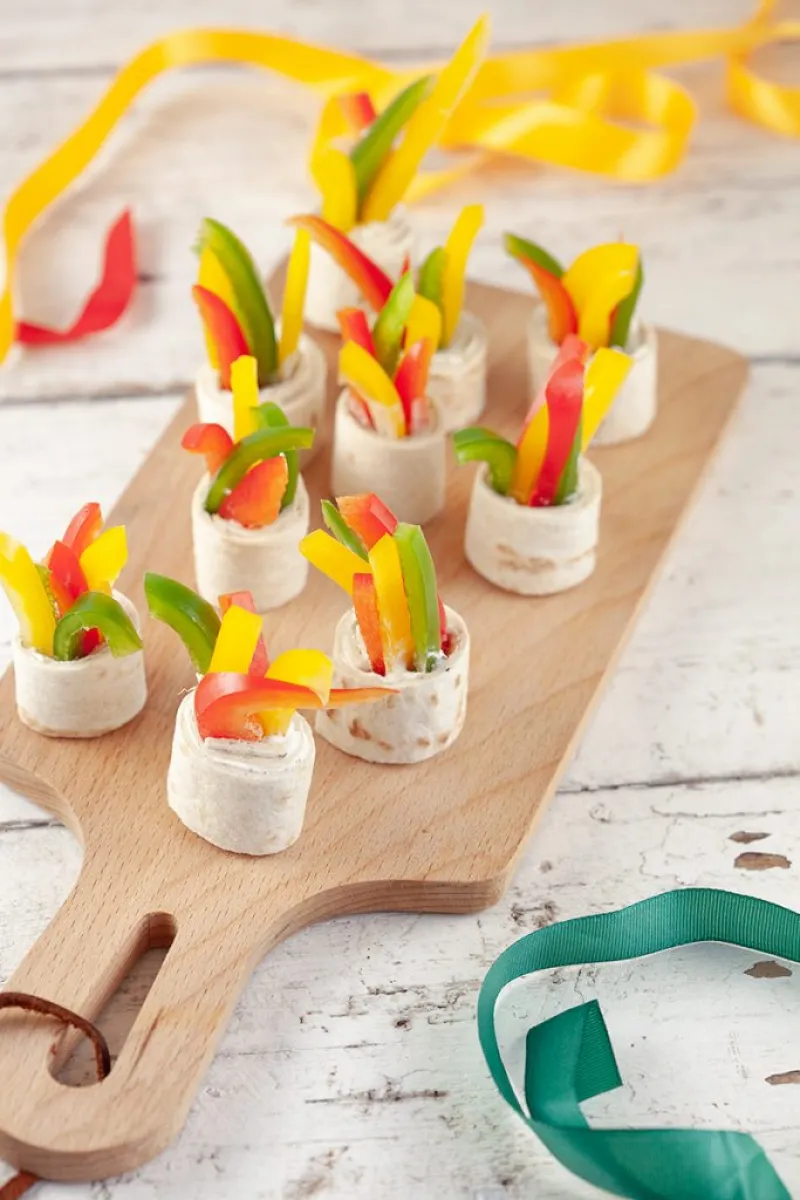 Carnaval tortilla appetizers