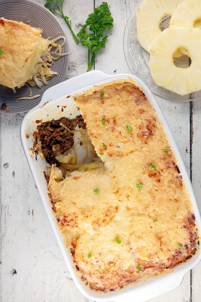 Sauerkraut and pineapple casserole